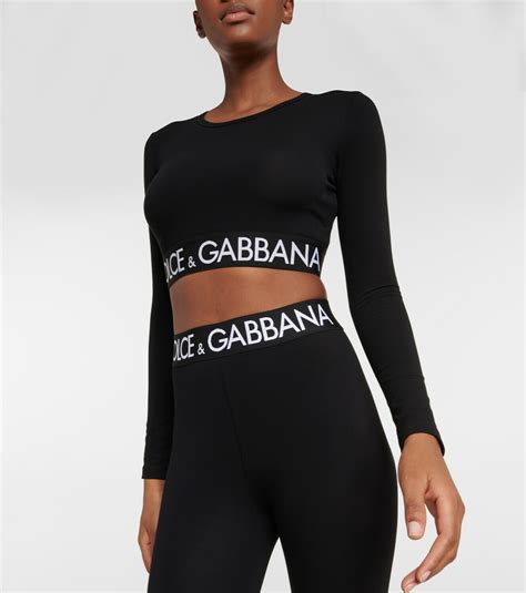 dolce and gabbana crop top
